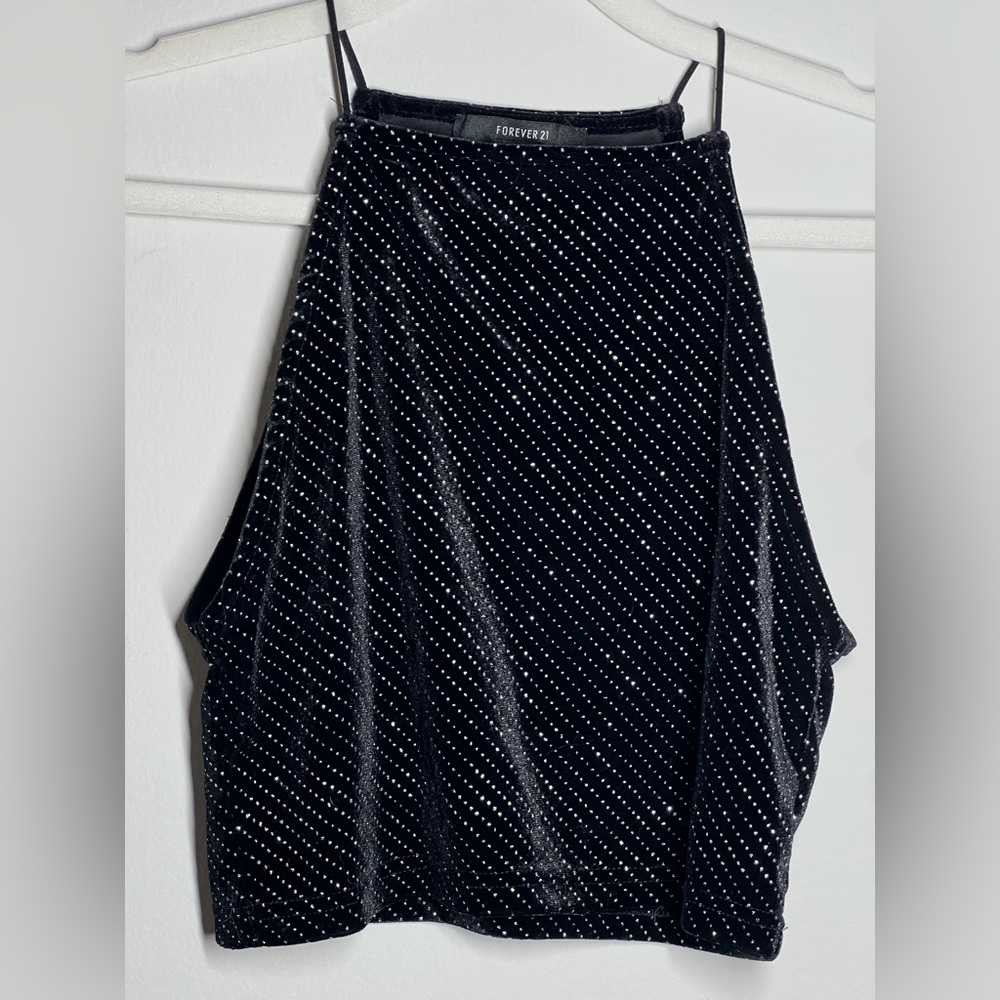 Forever 21 - Black and silver evening blouse 💎